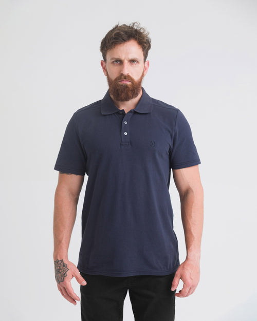 Camisa Polo Division Light - Azul Marinho